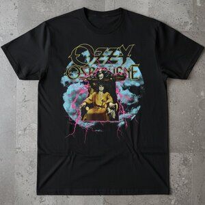 Ozzy Osbourne Graphic T-Shirt – Vintage Style Rock Band Tee – Unisex Black